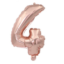 Load image into Gallery viewer, Gold Sliver 32 inch  0-9  Large Helium Digital Air Ballons Foil Children Festival Birthday Party for Kids Cartoon Hat Toys